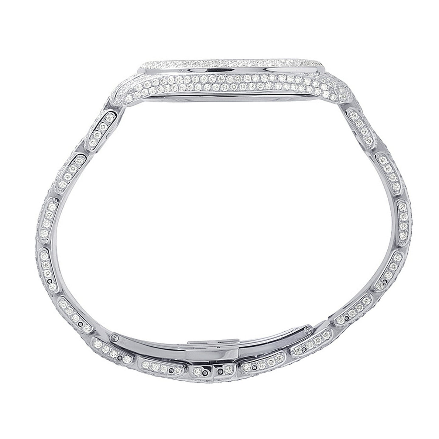 Men's Patek Philippe Nautilus 5167/1A Steel Pave Set VS Diamond Watch 21.5CT