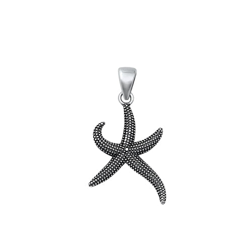 Starfish Pendant 22MM - S925 Sterling Silver